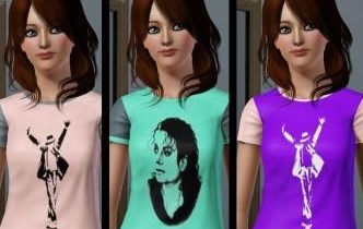 《模拟人生3》MOD MJ纪念T恤-IGTA奇幻游戏城-GTA5MOD资源网