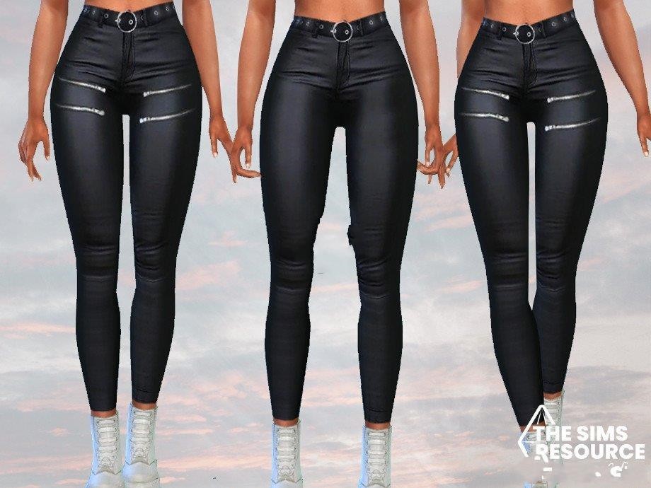 《模拟人生4》女性两款黑色皮裤MOD-IGTA奇幻游戏城-GTA5MOD资源网