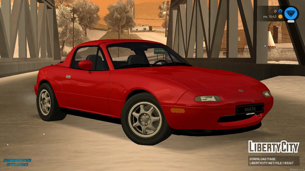 图片[2]-[GTA：圣安地列斯MOD]马自达 Miata MX-5 1989+CCD-IGTA奇幻游戏城-GTA5MOD资源网