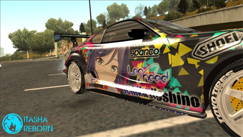 图片[2]-[GTA:圣安地列斯MOD]Toyota Supra二次元痛车-IGTA奇幻游戏城-GTA5MOD资源网