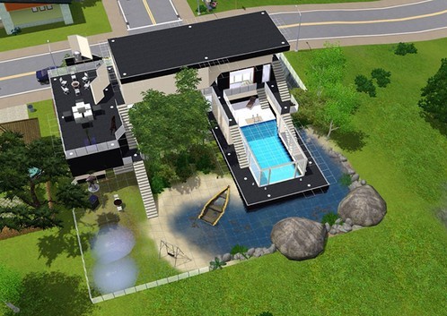 模拟人生3 MOD房建 现代与自然融合-IGTA奇幻游戏城-GTA5MOD资源网