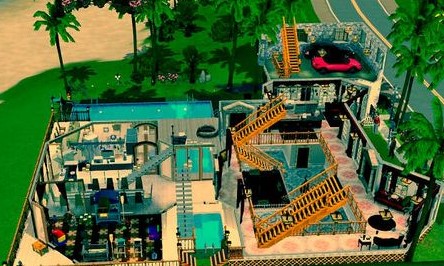 《模拟人生3》MOD房屋 13房8厅千万级海滨豪宅-IGTA奇幻游戏城-GTA5MOD资源网
