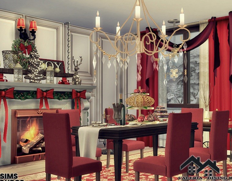 《模拟人生4》圣诞节主题屋内家具装饰MOD-IGTA奇幻游戏城-GTA5MOD资源网