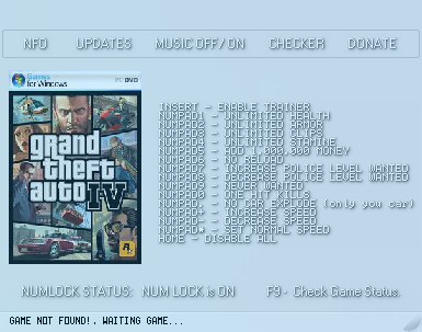 《GTA4 侠盗猎车手4（Grand Theft Auto IV）》v1.0.7十二项修改器-IGTA奇幻游戏城-GTA5MOD资源网