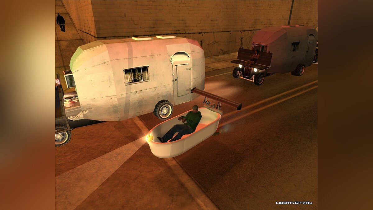 [GTA：圣安地列斯MOD]可驾驶的浴缸-IGTA奇幻游戏城-GTA5MOD资源网