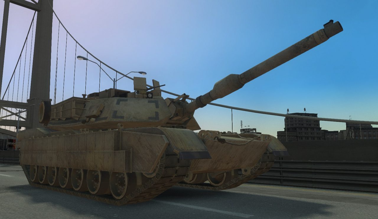 GTA4 侠盗猎车手4 M1A2坦克MOD-IGTA奇幻游戏城-GTA5MOD资源网