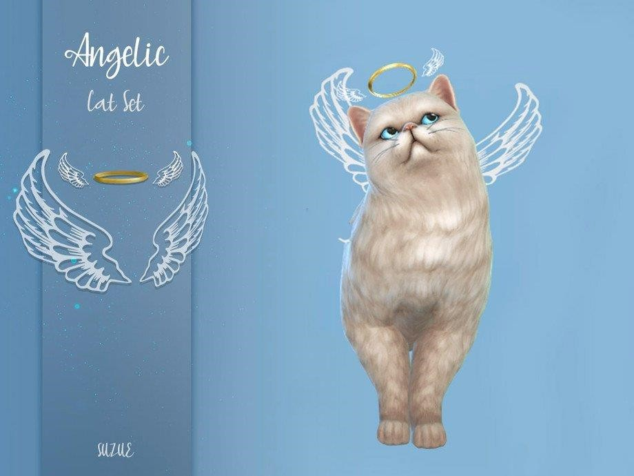 《模拟人生4》猫咪天使翅膀光环MOD-IGTA奇幻游戏城-GTA5MOD资源网