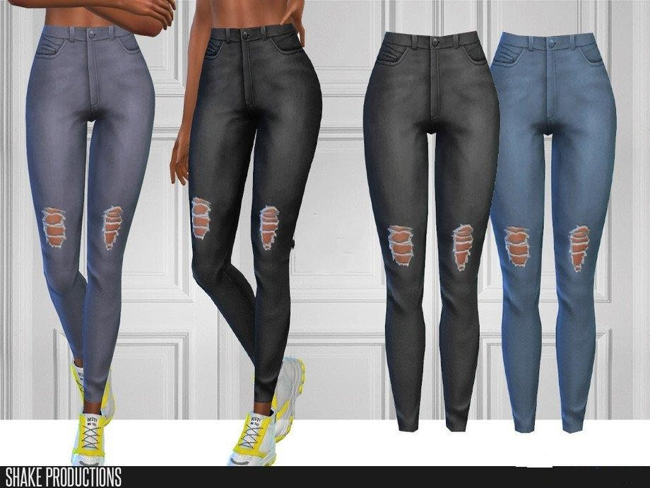 《模拟人生4》女性的时尚破洞牛仔裤MOD-IGTA奇幻游戏城-GTA5MOD资源网