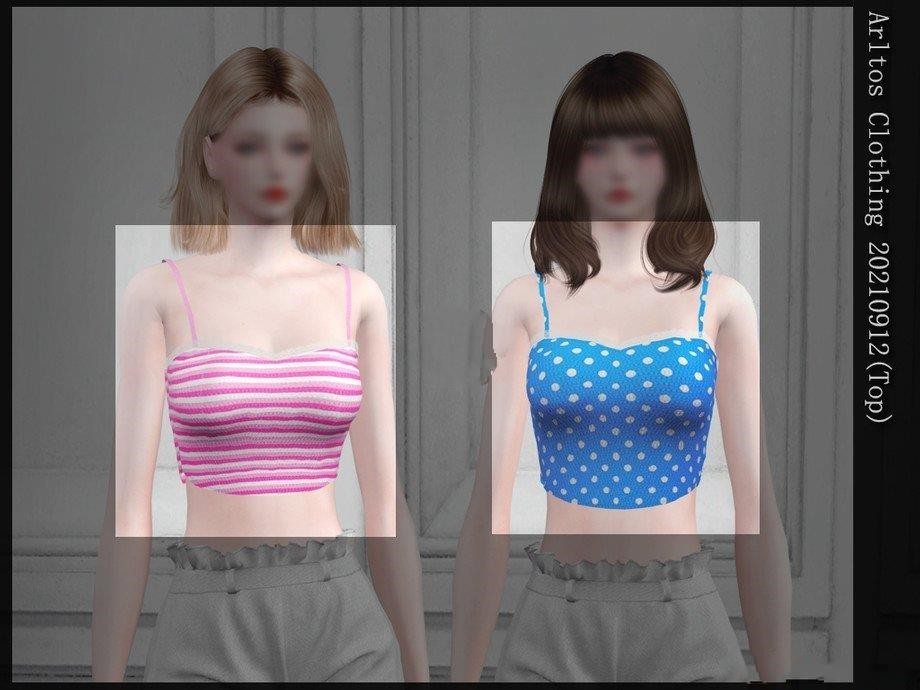《模拟人生4》女性短款运动上衣MOD-IGTA奇幻游戏城-GTA5MOD资源网