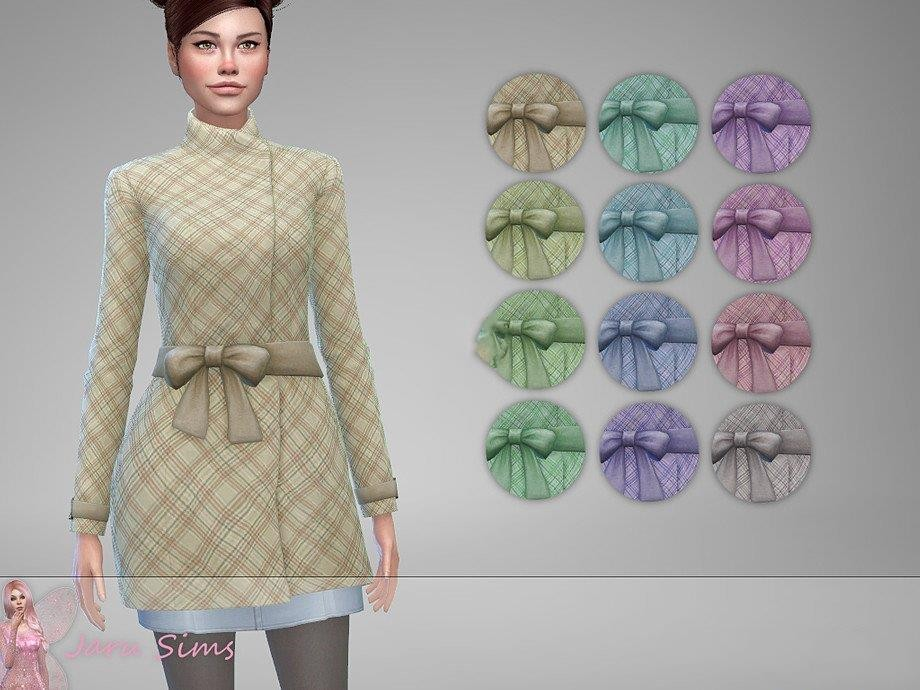 《模拟人生4》女性高领网格连衣裙MOD-IGTA奇幻游戏城-GTA5MOD资源网