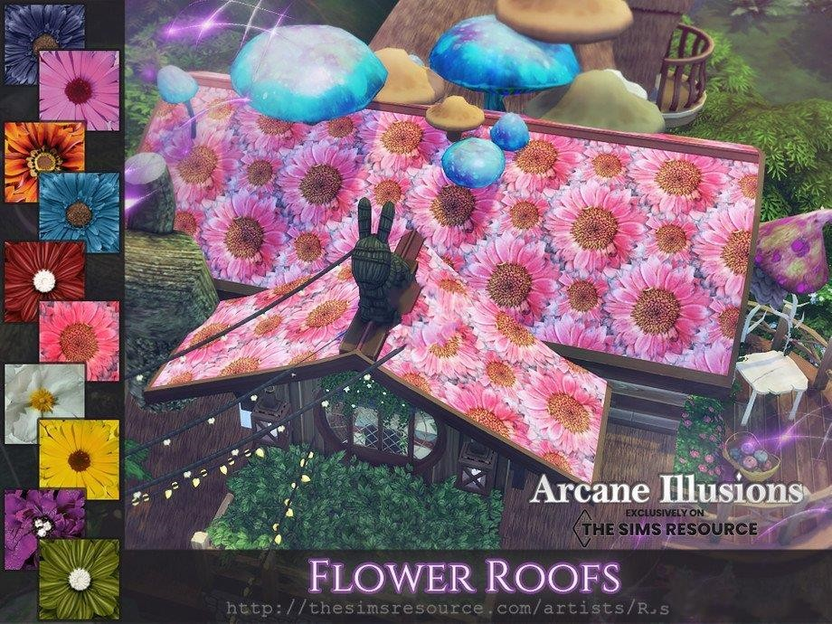 《模拟人生4》美丽花朵屋顶MOD-IGTA奇幻游戏城-GTA5MOD资源网