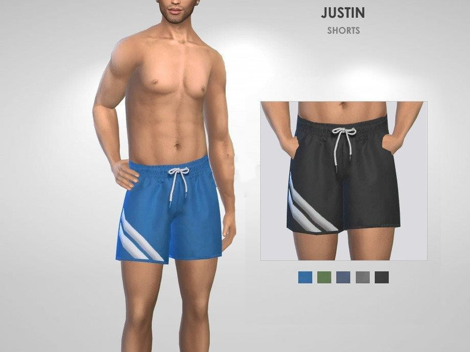 《模拟人生4》男士的沙滩短裤MOD-IGTA奇幻游戏城-GTA5MOD资源网