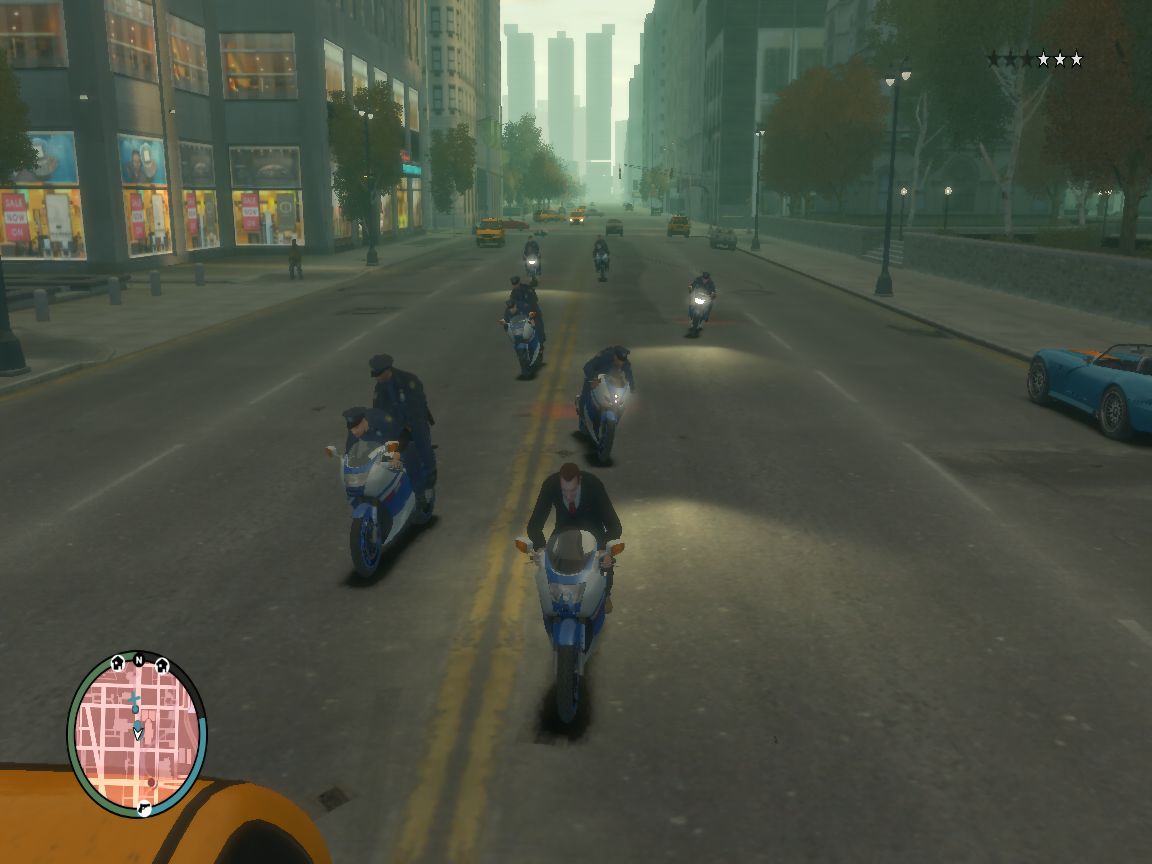 《侠盗猎车手GTA4》警车变摩托车MOD-IGTA奇幻游戏城-GTA5MOD资源网