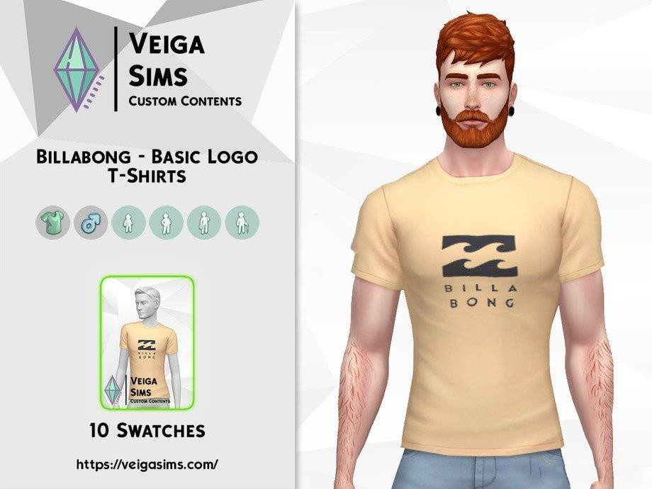 《模拟人生4》男士简单logo上衣MOD-IGTA奇幻游戏城-GTA5MOD资源网
