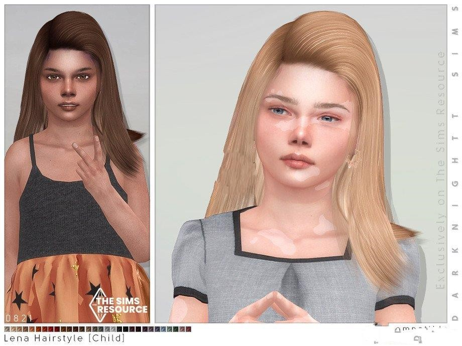 《模拟人生4》小女孩时尚发型MOD-IGTA奇幻游戏城-GTA5MOD资源网