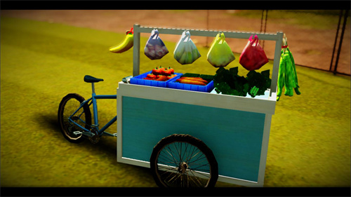 [GTA:圣安地列斯MOD]蔬菜水果三轮车-IGTA奇幻游戏城-GTA5MOD资源网