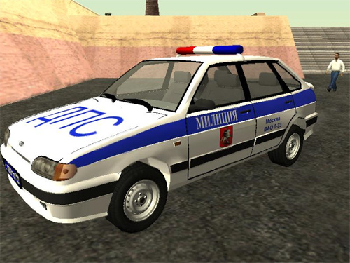 [GTA:圣安地列斯MOD]VAZ 2114 警车-IGTA奇幻游戏城-GTA5MOD资源网