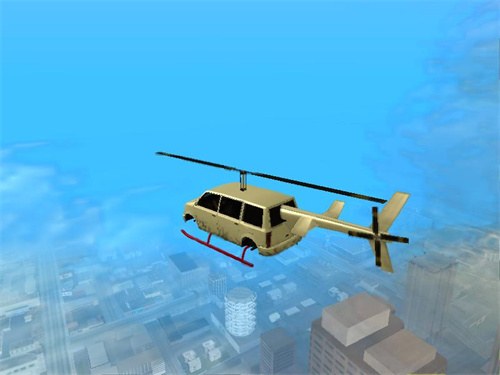 [GTA:圣安地列斯MOD]面包车直升机-IGTA奇幻游戏城-GTA5MOD资源网
