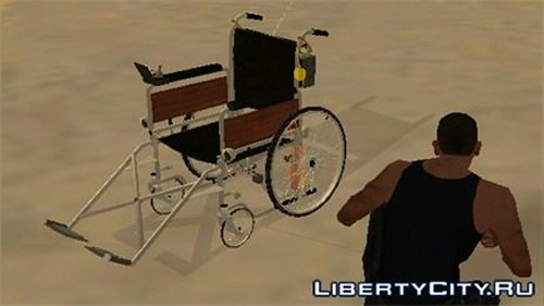 [GTA:圣安地列斯MOD]残障人士轮椅车-IGTA奇幻游戏城-GTA5MOD资源网