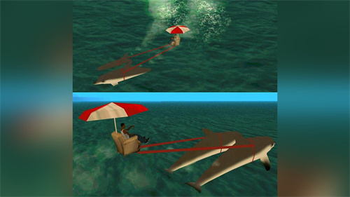 [GTA:圣安地列斯MOD]海豚冲浪船-IGTA奇幻游戏城-GTA5MOD资源网