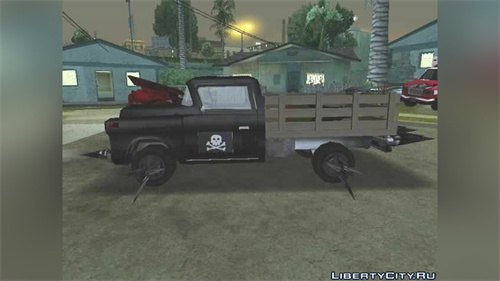 [GTA:圣安地列斯MOD]轮胎装刺的卡车-IGTA奇幻游戏城-GTA5MOD资源网