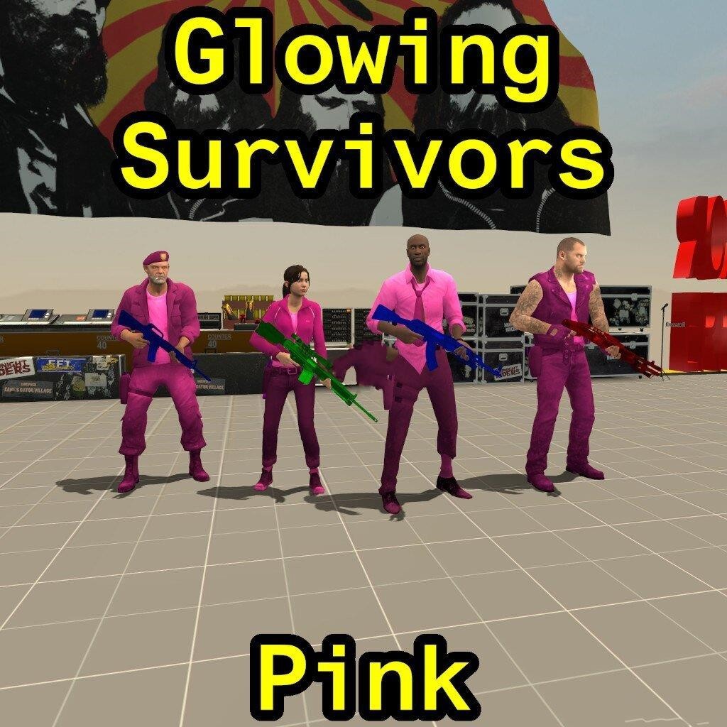 《求生之路2》发光粉红色服装MOD-IGTA奇幻游戏城-GTA5MOD资源网