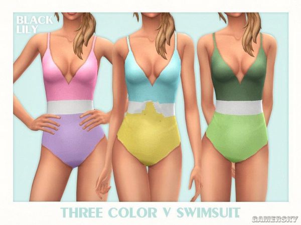 《模拟人生4》女性三色泳装MOD-IGTA奇幻游戏城-GTA5MOD资源网