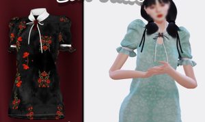 《模拟人生4》清纯民国风学生旗袍MOD-IGTA奇幻游戏城-GTA5MOD资源网