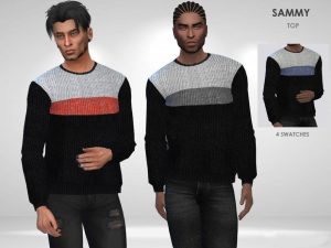 《模拟人生4》男士的三色毛衣MOD-IGTA奇幻游戏城-GTA5MOD资源网