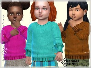 《模拟人生4》幼儿简洁毛衣MOD-IGTA奇幻游戏城-GTA5MOD资源网