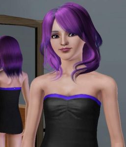 模拟人生3 MOD人物 艳娘紫发+黑发-IGTA奇幻游戏城-GTA5MOD资源网