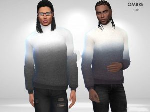 《模拟人生4》渐变色男款毛衣MOD-IGTA奇幻游戏城-GTA5MOD资源网