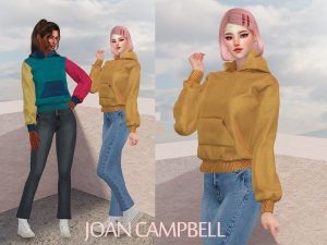 《模拟人生4》时尚大口袋连帽衫MOD-IGTA奇幻游戏城-GTA5MOD资源网