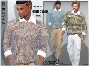《模拟人生4》白衬衫针织毛衣MOD-IGTA奇幻游戏城-GTA5MOD资源网