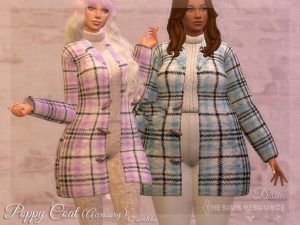 《模拟人生4》胖款毛绒格子大衣MOD-IGTA奇幻游戏城-GTA5MOD资源网