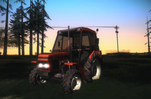 GTA 侠盗猎车 圣安地列斯 Zetor_5340大型红色拖拉机MOD-IGTA奇幻游戏城-GTA5MOD资源网
