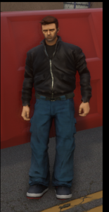 《侠盗猎车手三部曲重制版》克劳德蓝色牛仔裤MOD-IGTA奇幻游戏城-GTA5MOD资源网