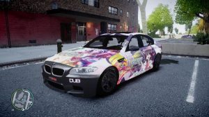 GTA4 侠盗猎车手4 东方project痛车mod(附车型宝马M5安装)-IGTA奇幻游戏城-GTA5MOD资源网