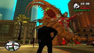 GTA 侠盗猎车 圣安地列斯 人物MOD 奥特曼大战怪兽CLE-IGTA奇幻游戏城-GTA5MOD资源网