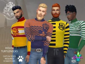 《模拟人生4》霍格沃兹高领衫MOD-IGTA奇幻游戏城-GTA5MOD资源网
