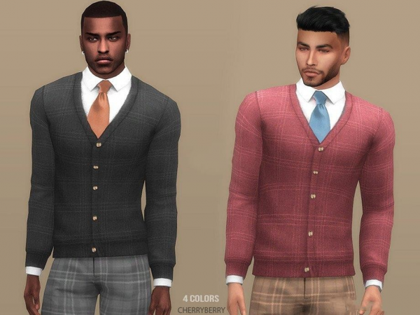 《模拟人生4》男士经典秋季开衫MOD-IGTA奇幻游戏城-GTA5MOD资源网