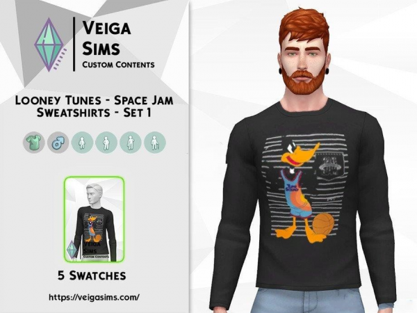 《模拟人生4》男款卡通外套MOD-IGTA奇幻游戏城-GTA5MOD资源网