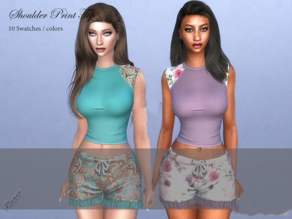 《模拟人生4》女性紧身贴身上衣MOD-IGTA奇幻游戏城-GTA5MOD资源网