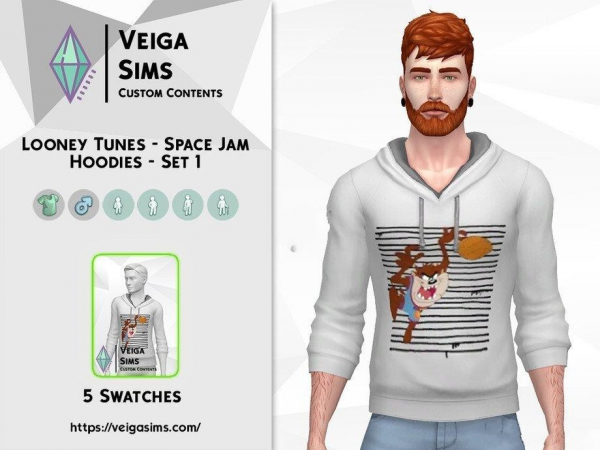 《模拟人生4》男款卡通卫衣MOD-IGTA奇幻游戏城-GTA5MOD资源网