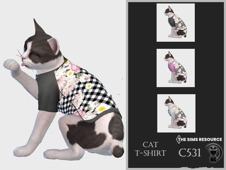 《模拟人生4》猫咪鲜花网格服装MOD-IGTA奇幻游戏城-GTA5MOD资源网