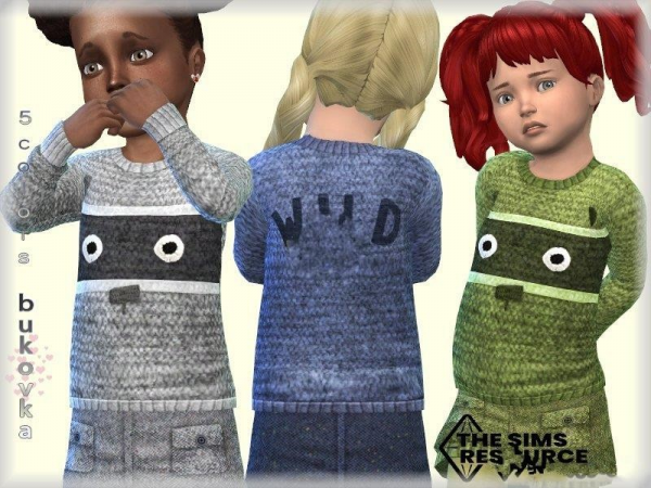 《模拟人生4》小孩的可爱卡通毛衣MOD-IGTA奇幻游戏城-GTA5MOD资源网