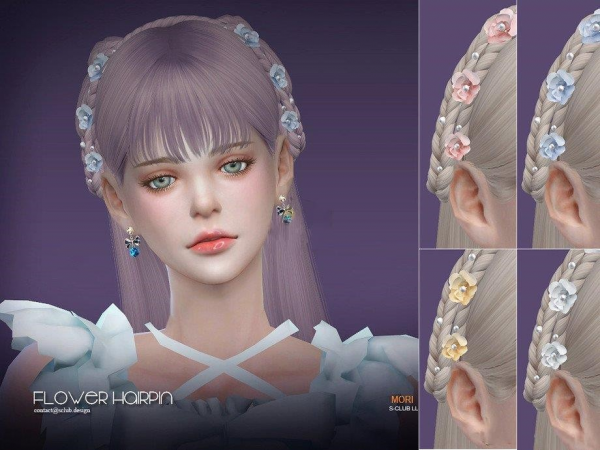 《模拟人生4》可爱花发夹MOD-IGTA奇幻游戏城-GTA5MOD资源网