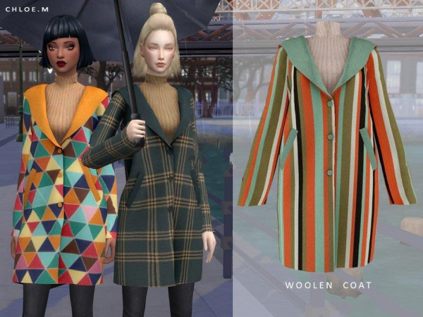 《模拟人生4》女性羊毛时尚外套MOD-IGTA奇幻游戏城-GTA5MOD资源网