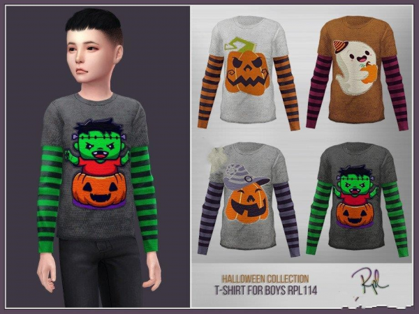 《模拟人生4》男孩万圣节上衣MOD-IGTA奇幻游戏城-GTA5MOD资源网