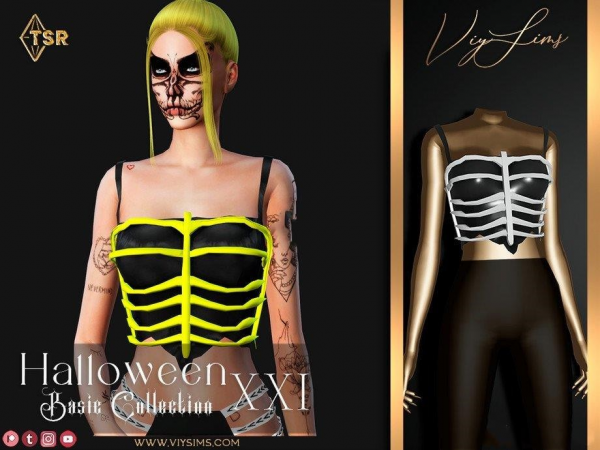 《模拟人生4》女性骷髅上衣MOD-IGTA奇幻游戏城-GTA5MOD资源网